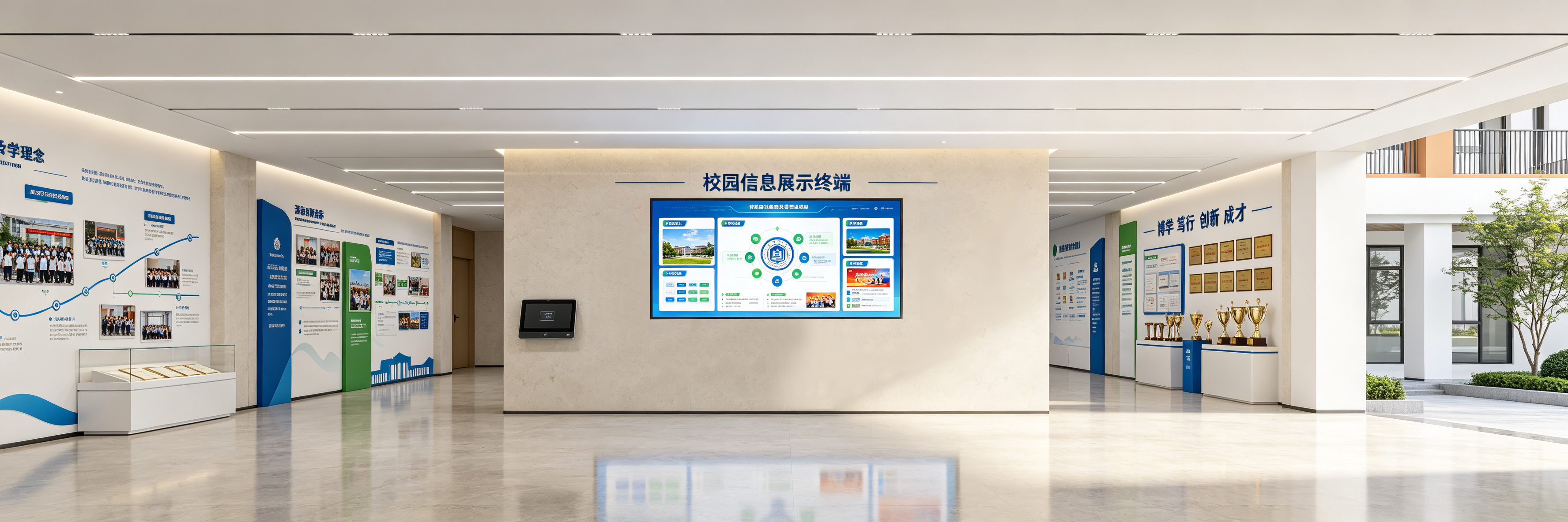 校园信息展示终端，丰富校园文化，提升学校形象